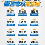 [最新] 軍警專校榮耀榜